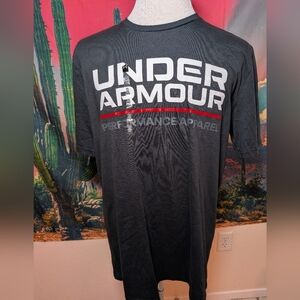 Under Armour Short Sleeve T-Shirt Black Men's Size XL loose fit